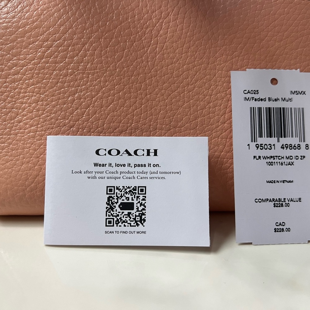 Coach whipstitch medium wallet - Picture 4 of 5